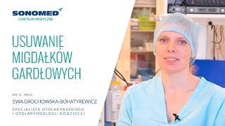 Usuwanie migdałków gardłowych  Centrum Medyczne Sonomed [upl. by Aikel]