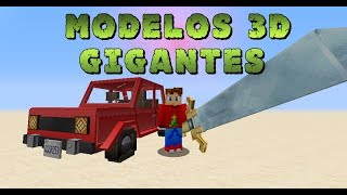 Truco Para Mapas De Aventuras Como hacer MODELOS 3D GIGANTES en minecraft con Model Creator [upl. by Avan976]