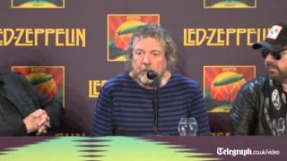 Led Zeppelins Robert Plant calls reporter a schmuck [upl. by Rabjohn896]