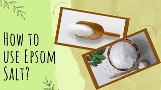 How To Use Epsom Salt for Plants  Epsom Salt in gardening  Epsom Salt Fertilizer for plants [upl. by Yesnyl521]