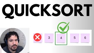 Easy Steps To QuickSort Algorithm Explained [upl. by Jac350]