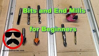 Bits and End Mills for Beginners  CNC For the Absolute Beginner [upl. by Nedda]