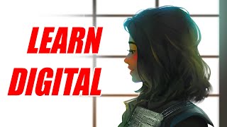 How To Learn Digital Art For Beginners [upl. by Aoniak]