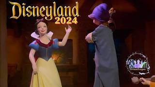 NEW 4K Snow Whites Enchanted Wish  DISNEYLAND 2024  FULL RIDE 🍎 [upl. by Papert92]