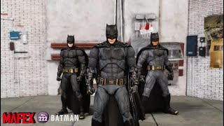 MAFEX Batman Zack Snyder Justice League  Sanding Torso FIX Mezco Comparison Unboxing amp REVIEW [upl. by Roldan]