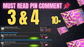 Spirals Royal Hunt 3 amp 4 Easy Targets hearthacker mcoc [upl. by Purity]