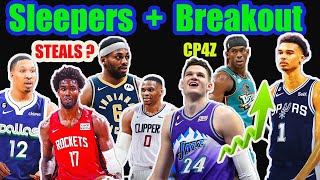 NBA Fantasy Basketball Sleepers Breakout Players 20232024 [upl. by Aelhsa]