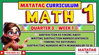 GRADE 1 MATH 1 QUARTER 3 WEEK 1 [upl. by Aiekat437]