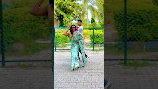 Thamarai poovukum 💞 trending dance tamil couple couplegoals shorts leo saree latest [upl. by Atalaya]