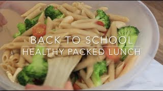 Back To School Healthy Packed Lunch [upl. by Niklaus347]