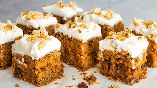 Simple Carrot Cake  Healthy Recipe [upl. by Herwin]