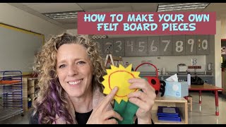 How To Make Your Own Felt Board Pieces [upl. by Leelah]