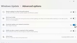 How to Enable Windows 11 Updates Over Metered Connections [upl. by Harwin315]