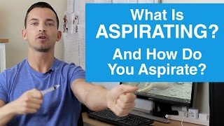 What Is Aspirating And How Do You Aspirate [upl. by Odelinda]