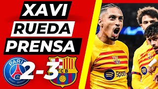 🚨RDP DE XAVI  PSG 23 BARCELONA  VICTORIA EN PARIS [upl. by Peyton]