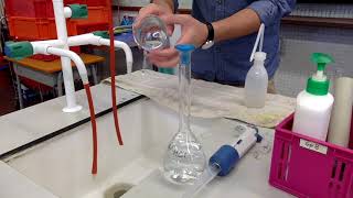 Experiment  Back Titration antacid [upl. by Haeli616]