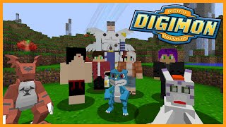 NEW TAMERS WELCOME TO THE DIGITAL WORLD Minecraft Digimobs Mod [upl. by Ennelram]