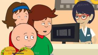 Caillou misbehaves at the emoji movieungrounded [upl. by Koenraad]