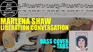 Marlena Shaw  Liberation Conversation  BASS COVER  TABS [upl. by Paul]