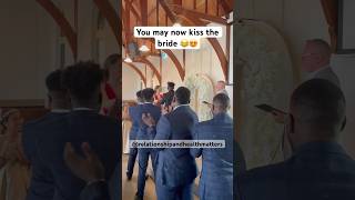 Most dramatic groom ever 😂 wedding reels party couple weddingdress marriage love viral [upl. by Hitoshi]