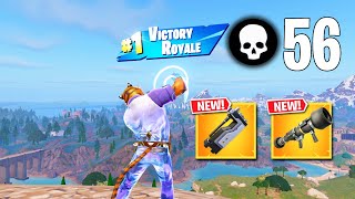 56 Elimination Solo Vs Squads Wins Full Gameplay NEW Fortnite Chapter 5 [upl. by Nyleahs]