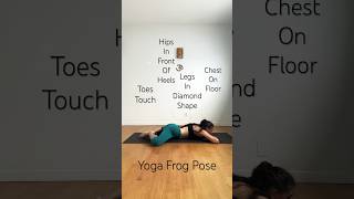 Yoga Hips Flexibility  Frog Pose  Morning Hip Release mobility [upl. by Matelda]