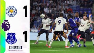 Leicester  Everton Highlights Premier League  leicester vs everton [upl. by Salbu]