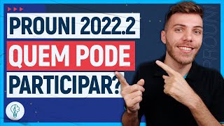 PROUNI 20222 QUEM PODE PARTICIPAR [upl. by Lyrrehs]