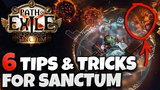 POE 320 6 MORE TIPS amp TRICKS FOR EASY SANCTUM RUNS  HOW TO BEAT THE SANCTUM EVERY TIME [upl. by Adav832]