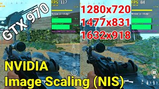 Nvidia Image Scaling NIS  GTX 970 OC  Framerate Comparison  is it any good [upl. by Yobybab667]