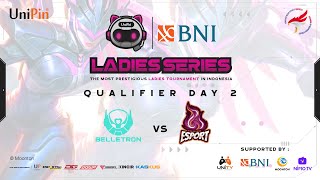 BELLETRON ERA VS GUNADARMA FANCY  UNIPIN LADIES SERIES  QUALIFIER DAY 2 [upl. by Soutor6]