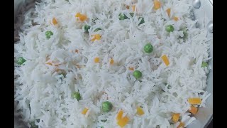 Boiled Rice Recipe I Easy Rice Recipe [upl. by Gibun]