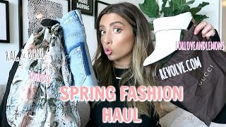 HUGE SPRING CLOTHING HAUL PRE COACHELLA [upl. by Annaej]