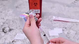 Pregnyl Subcutaneous Injection Meded Instructional Video by ReUnite Rx  Mandarin [upl. by Enwahs37]