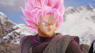 Jump Force  Goku Black Super Saiyan Rose Playable Character Gameplay MOD [upl. by Noiztneb]