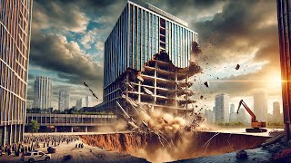 Poora Building Jameen Me Dhas Gya 500 Meter Ka Sinkhole  Movie Explained In Hindi [upl. by Raven]