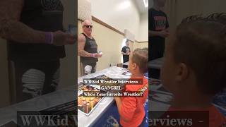 WWKid Wrestler Interviews  GANGREL  Whos Your Favorite Wrestler wwe aew gangrel thebrood [upl. by Itoyj]