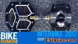 Interbike 2017  Shimano Pedals and Shoes [upl. by Alysa164]