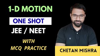 One Dimensional Motion  Kinematics  Concept Shots  JEE Main amp Advanced  NEET  One Shot Video [upl. by Torie]