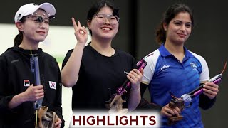 Oh Ye Jin of South Korea smashes an Olympic shooting record to win gold in Paris [upl. by Norad797]