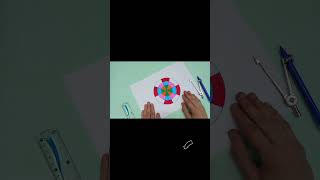 How to Make a Geometric Design  Easy and Creative Drawing Tutorial [upl. by Ylime]