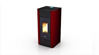 Pelletskamin Cadel Cristal 9 kW PLUS [upl. by Anilos391]