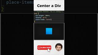 So How to Actually Center a Div codeing programming webdevelopment codewithdeveloper [upl. by Polik]