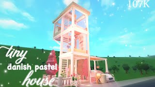 bloxburg  tiny danish pastel house tour ☆ 107K [upl. by Frost]