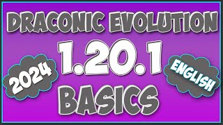 Draconic Evolution English Basic Guide for the new 1201  Minecraft English [upl. by Millwater]