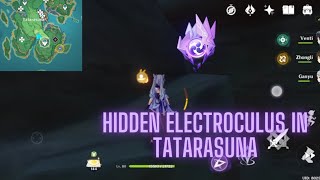 Hidden Electroculus in Tatarasuna Island  Genshin Impact Inazuma [upl. by Haland585]