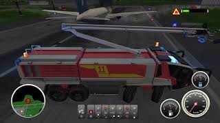 Firefighters Airport Fire Department GROSSEINSATZ [upl. by Etsirhc]