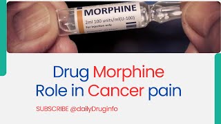 Morphine role in Cancer pain  Morphine misuse  Morphine in Hindi  Urdu [upl. by Pettifer523]