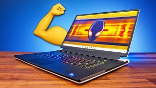 The Most Powerful Alienware Gaming Laptop x17 R2 Review [upl. by Ynatsed]