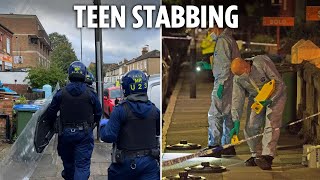 Schoolboy stabbed to death cried ‘I’m 15 don’t let me die’ as he lay in ‘pool of blood’ by flat [upl. by Siul]